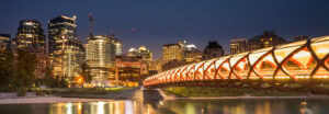 photo of the Peace bridge in Calgary Alberta